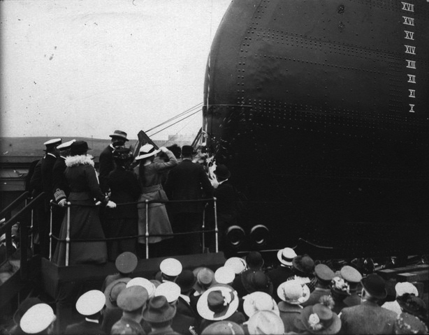Christening and Launch ceremony of HMS Rio de Janeiro