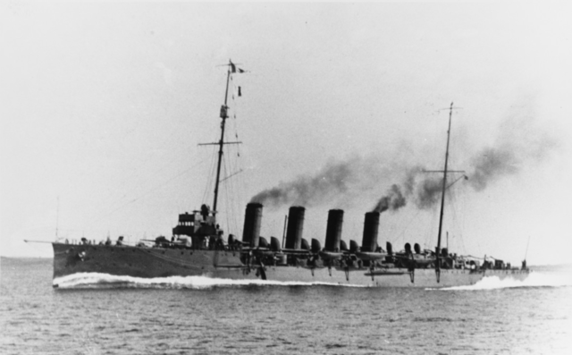 Admiral Spaun underway, during the war