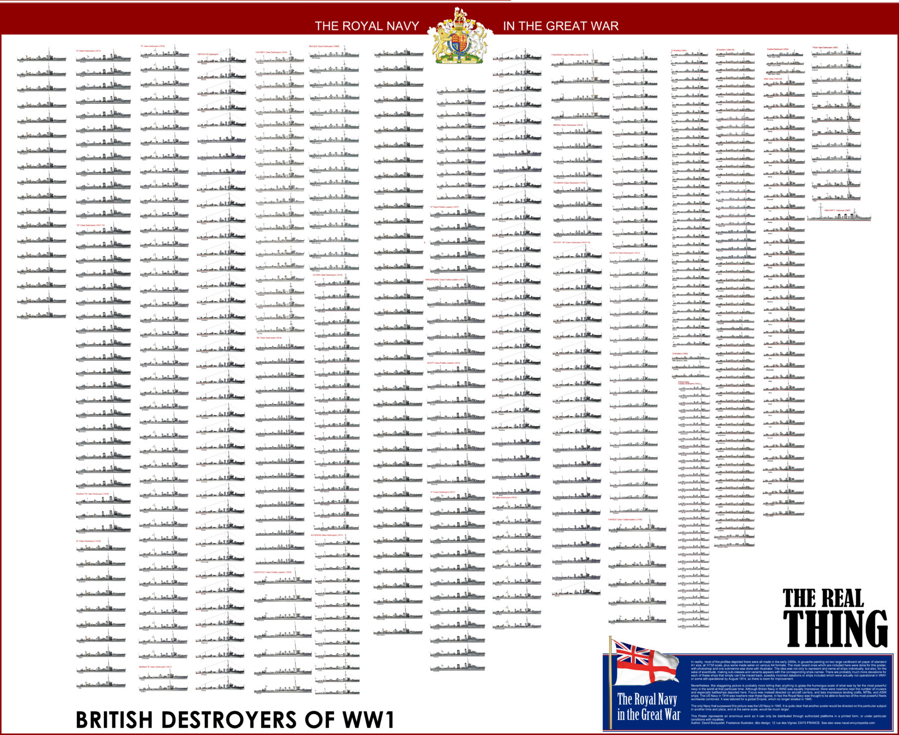 HD Poster British Destroyers
