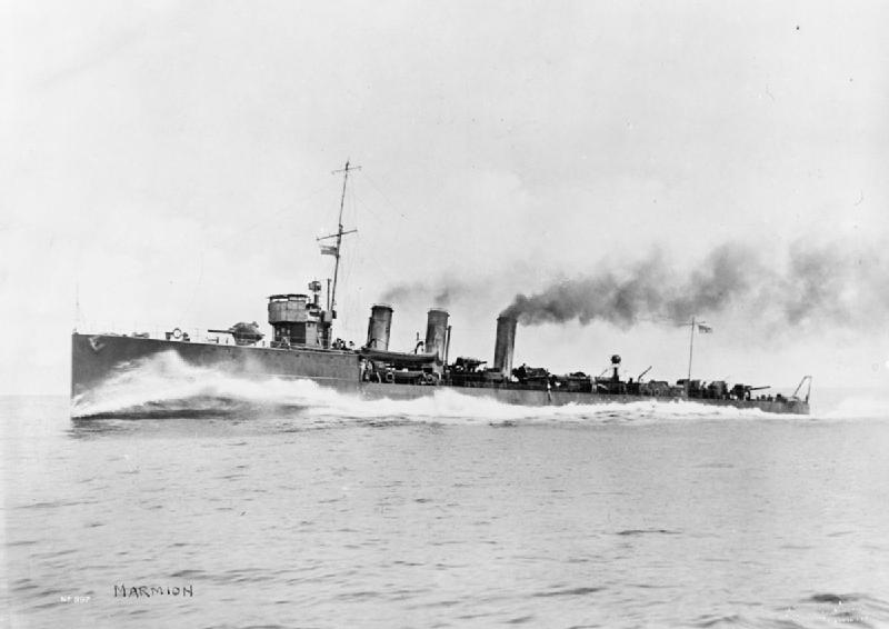 HMS Marmion in 1915