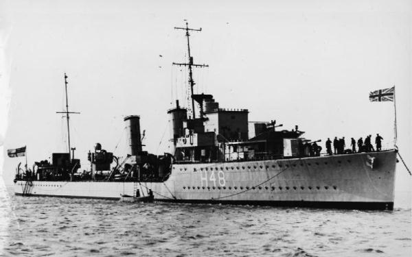 HMCS Fraser in 1937
