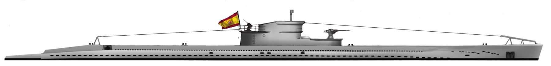 HD reconstruction D-type submarines