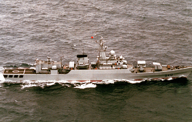 starboard side of PRC Huinan