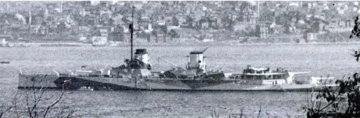 Yavuz in Istambul in April 1946