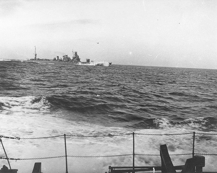 IJN Kako seen from another ship in 1940