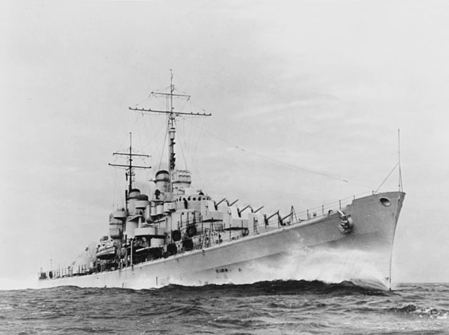 USS Atlanta in speed trials, November 1941