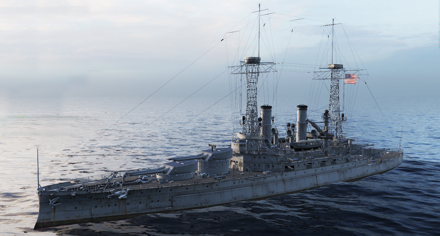 WoWs rendition of USS South Carolina