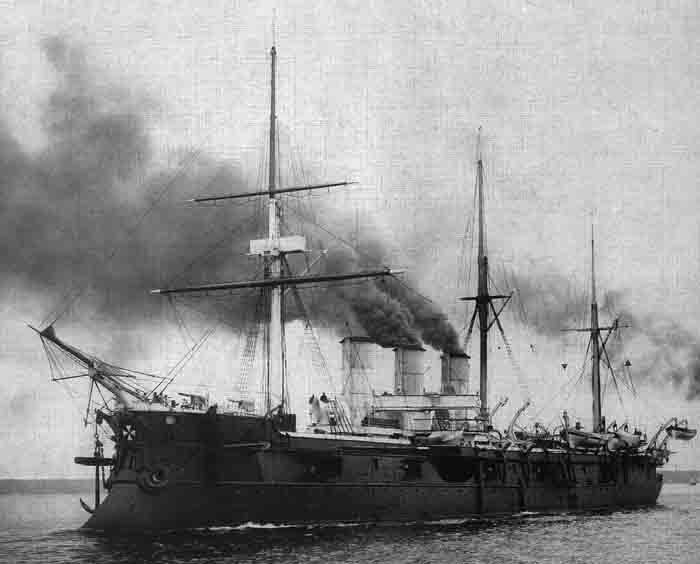 Azova steaming up in 1902