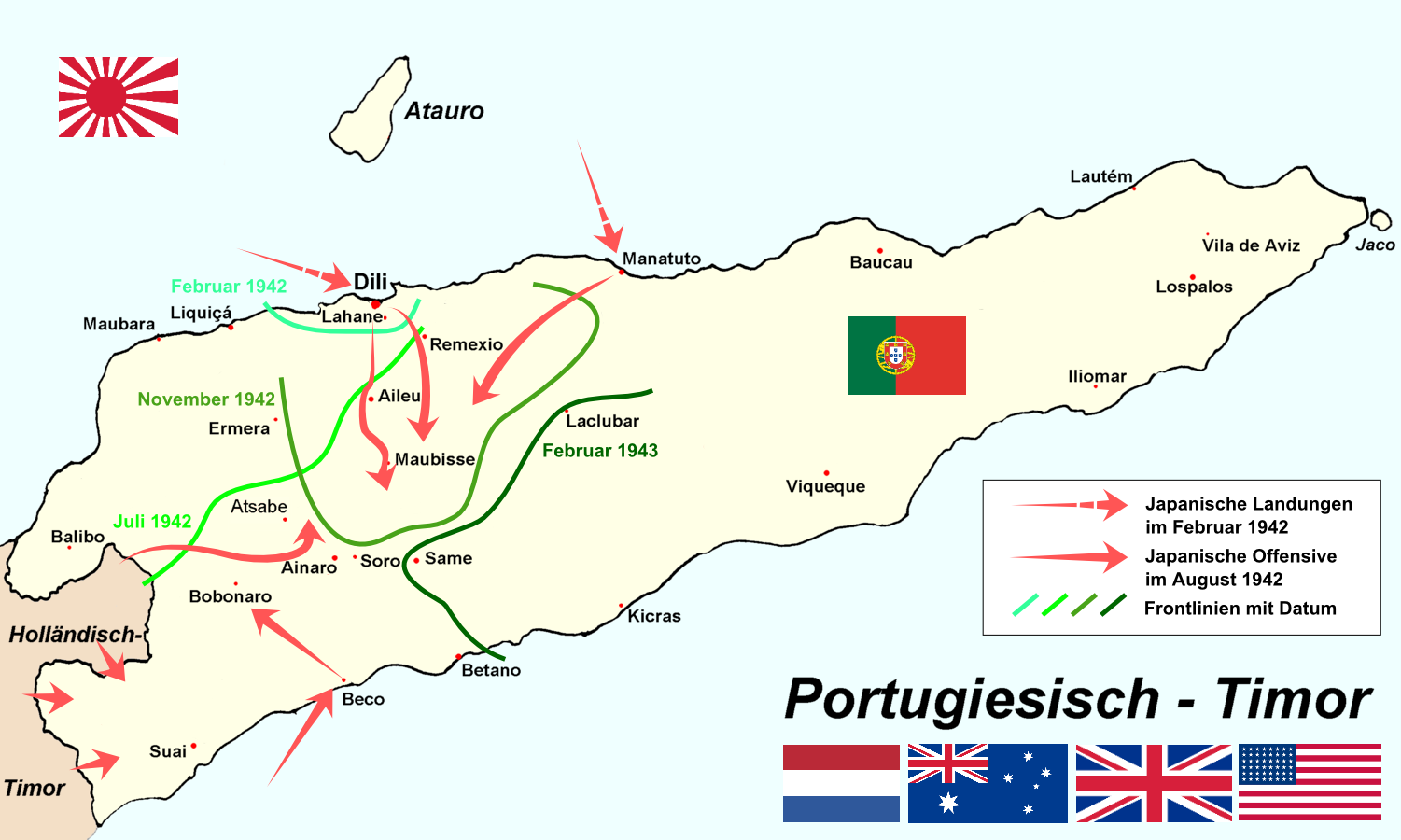 Timor invasion in WW2