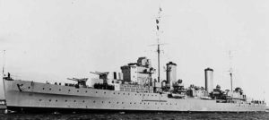 HMS Aurora in 1938