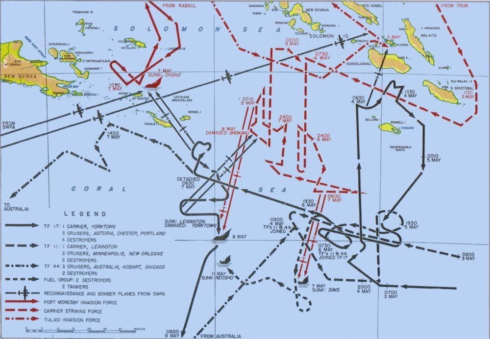 Coral Sea Battle May 1942