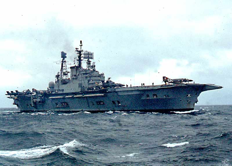HMS Ark Royal North Atlantic July 1976