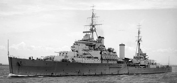 HMS Gambia 1945