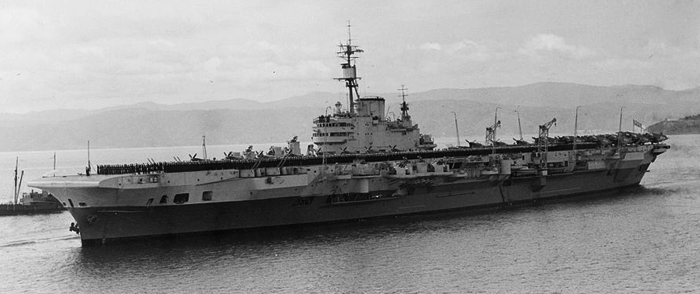 HMS Indefatigable 1945