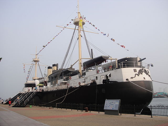 Replica of Dingyuan as museum ship