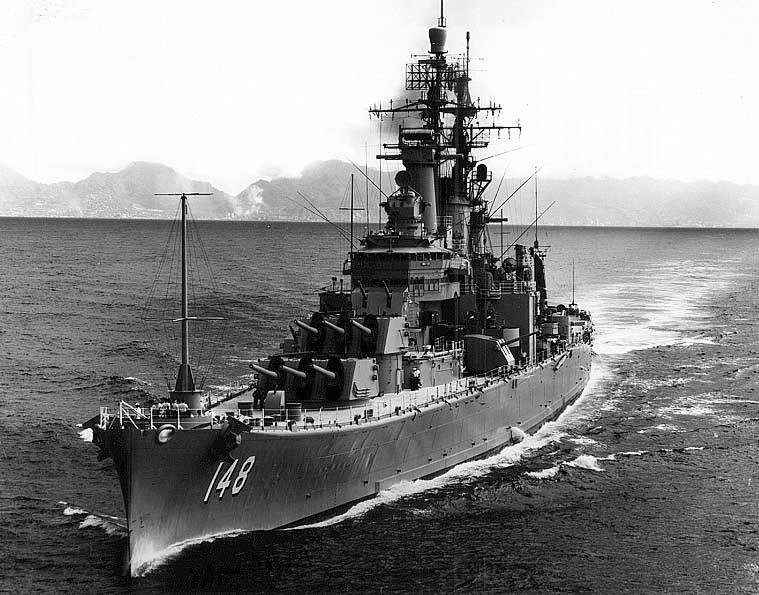 USS Newport News in 1966