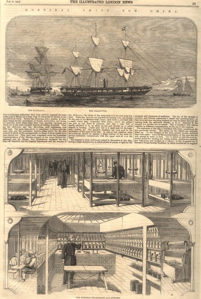 HMS Melbourne, second Opium war
