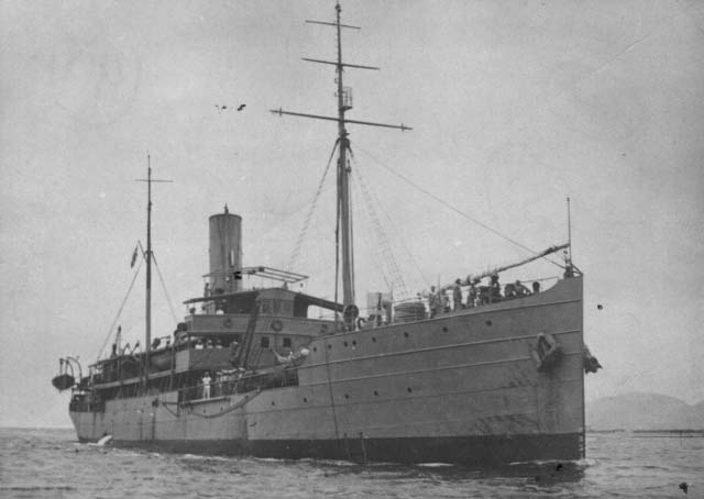The escort vessel NHi Vital de Oliveira, sank by an U-Boat in 1944.