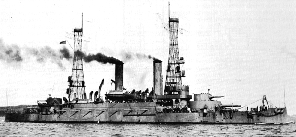 USS Kearsage after refit in 1916