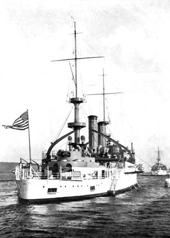 USS Kentucky in Sidney with the great white fleet, 1906