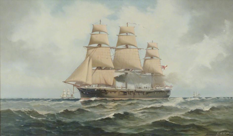 HMS_Penelope_by_Henry_Morgan-BG