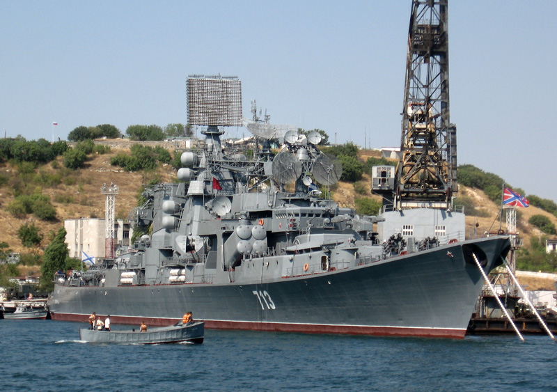 Kerch, a Kara class, at Sevastopol in 2007