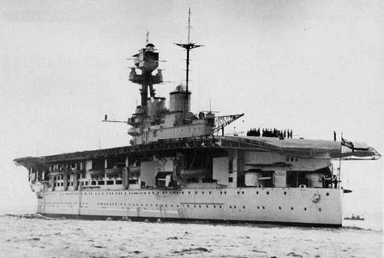 Stern view of HMS Eagle