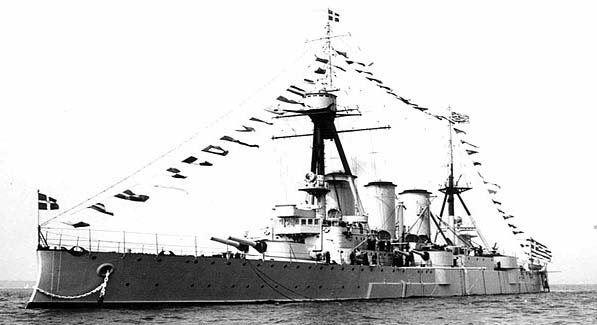 Giogios Averof at the 1937 Spithead review