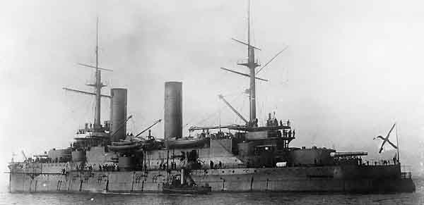 Slava, aft view in 1915