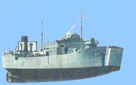 HMS Misoa drawing
