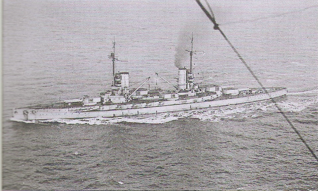 SMS Kaiser steaming to Scapa Flow