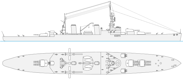 37,000 tonnes battlecruiser depiction