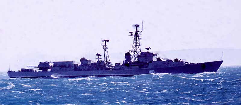 Kildin class Neuvolimyy off morocco, January 1970