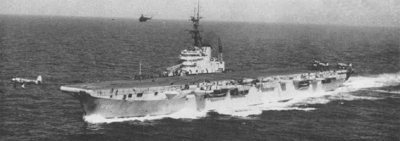 Karel Doorman Launching Sea Fury