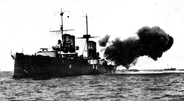 San Giorgio firing during the Italo-Turkish war