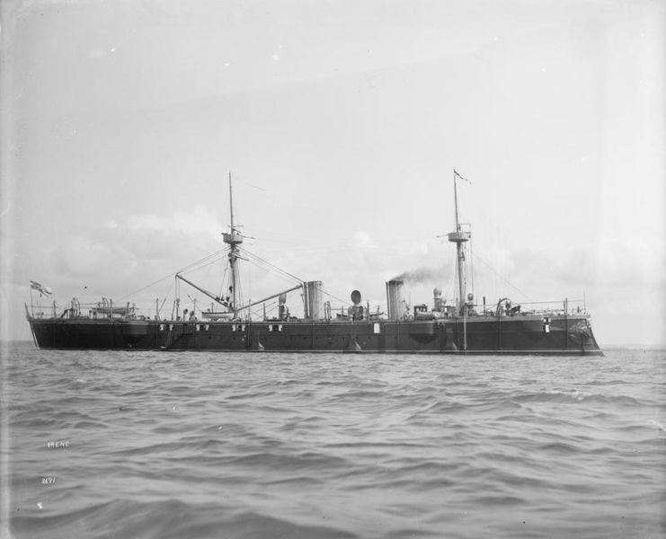 SMS Irene in 1890 - IWM
