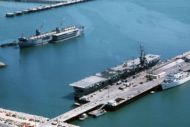 SNS Dedalo at Rota naval base in 1976