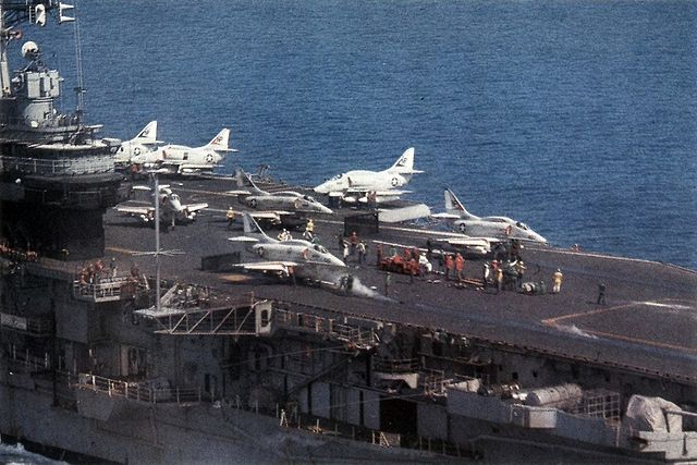 A4F launched from USS Hancock in 1969