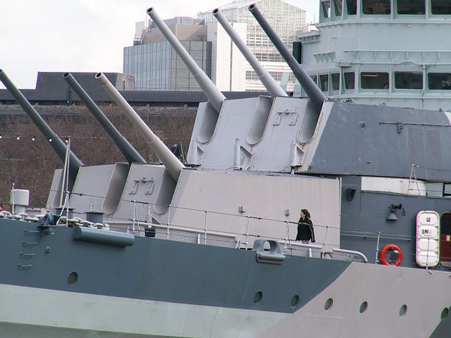 HMS_Belfast_Turrets