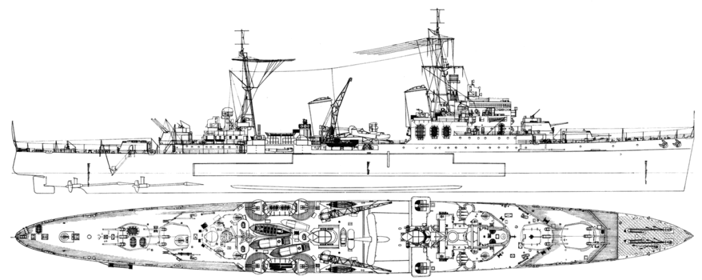 Gloucester class HD blueprint