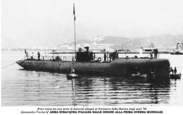 The submarine Ballila in 1915