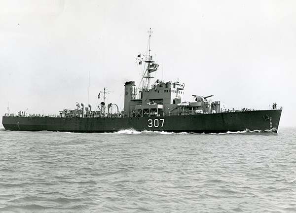 HCMS Prestonian in 1954