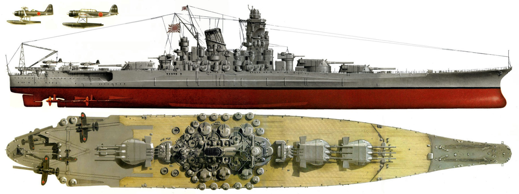 large illustration about the Yamato