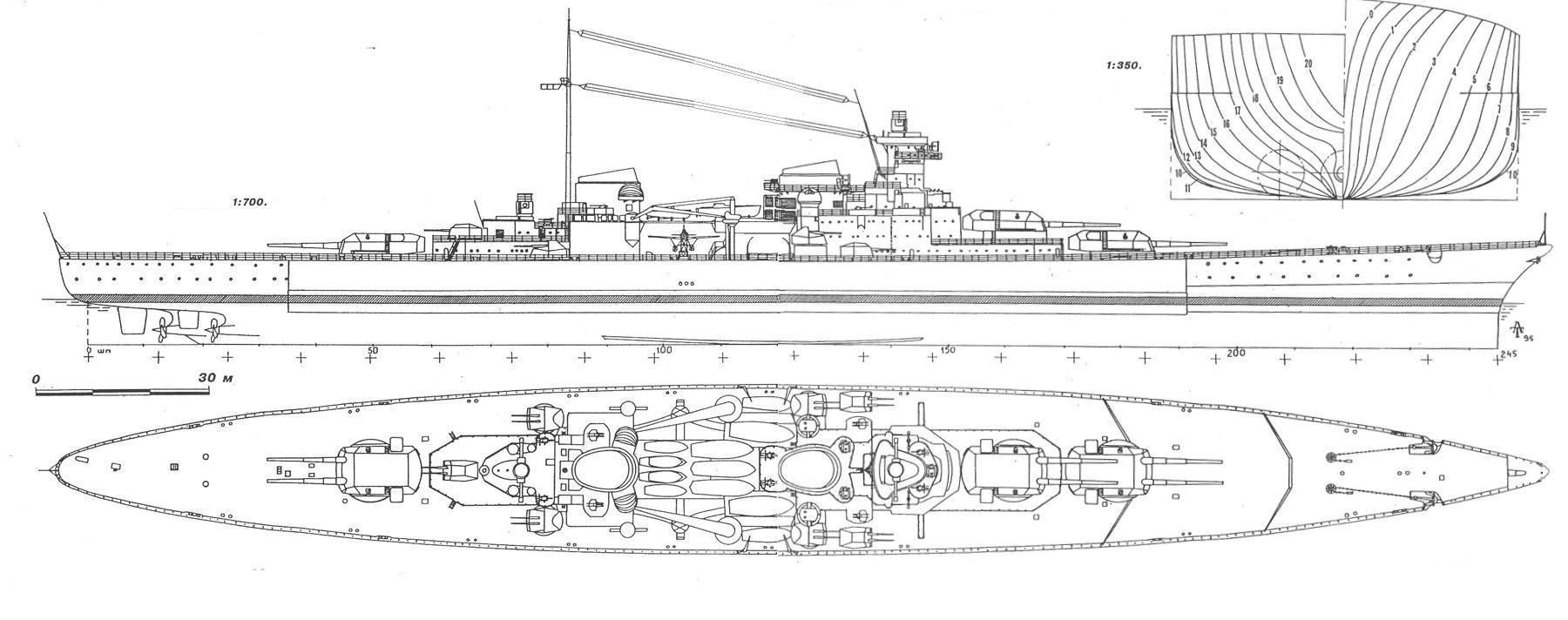 HD version of the design upgraded to the 38 cm caliber turrets