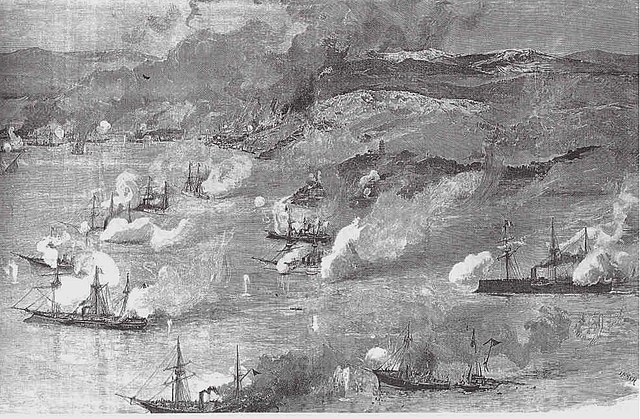 The battle of Foochow in 1884