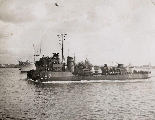 Feats of glory: The destroyer RHN Adrias back to Alexandria after the destruction of her bow in 1943
