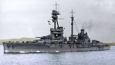 HMS Agincourt in 1918