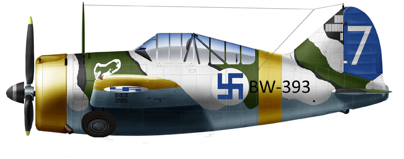 Brewster B-239 of LeLv 24 in 1943