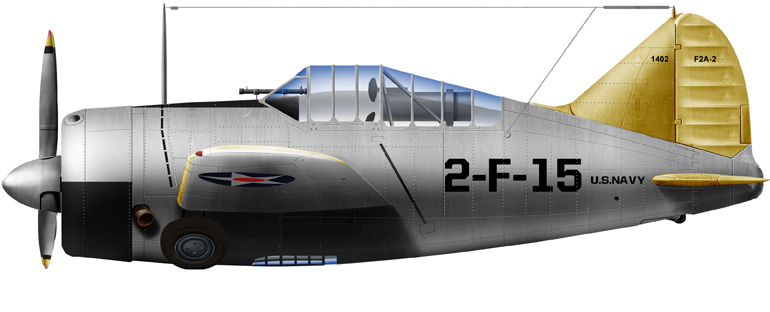 Brewster F2A-2, VF2