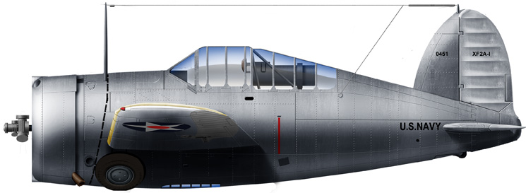 Brewster XF2A-1 in 1938